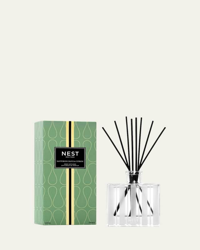 Santorini Olive and Citron Reed Diffuser, 5.9 oz.